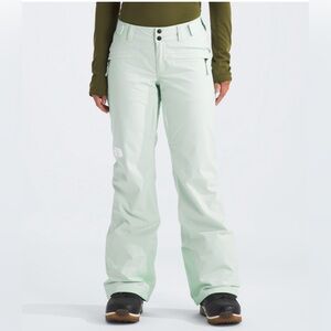 The NORTH FACE Freedom Stretch Snow Ski Pants Size XL Long Pale Green New
